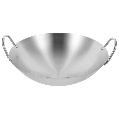 Wok de acero inoxidable Cabilock con doble asa miniatura 1