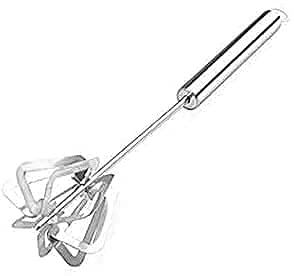 MORAL Stainless Steel Hand Mixi - Handy churner/Hand Valona/Hand S.S Churner/Lassi Maker/Butter Milk/Milk Shake/Tadakaa Daal/Cocktail/Sarabat Maker/Cold Coffee at Home (1pcs)