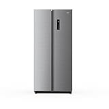 Geladeira Refrigerador HQ Frost Free Side By Side 480 Litros Inox HQ-480SBSFFK (127V)