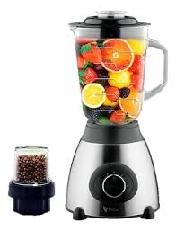 2-in-1 Electric Blender & Grinder Combo – 300W High Power Food Processor with 6 Stainless Steel Blades, Multi-Speed Control for Smoothies, Shakes & Coffee Beans