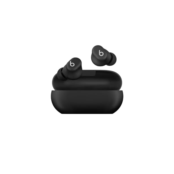 Beats Solo Buds – Wireless Bluetooth Earbuds | 18 Hours of Battery Life | Apple & Android Compatibility | Built-in Microphone – Matte Black