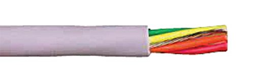 Multiconductor Unshielded Cable, EcoCableÂ Mini, Slate, 2 Conductor, 22 AWG, 0.382 mm², 100 ft