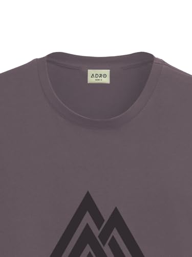 Image of ADRO Men's 100% Cotton Regular Fit T-Shirt