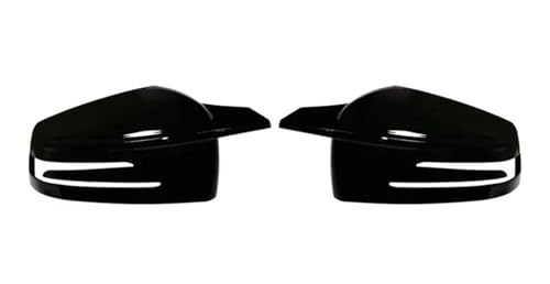 �T�C�h�~���[�J�o�[ �ɓK������ GLC SE�N���X W176 W246 W204 W212 W221 C117 X204 �J�[�{���u���b�N�T�C�h�o�b�N�~���[�J�o�[�L���b�v �Ԃ̃n�E�W���O�L���b�v(Bright black)