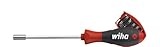 Wiha Schraubendreher mit Bit Set Magazin magnetisch Bithalter TORX® mit 8 Bits,...