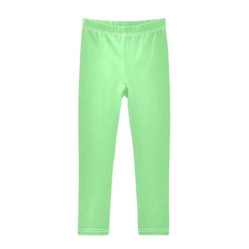 GuoChe Light Green Shorts for Teen Girls Cotton Cartwheel Shorts Girls Clothes for Performance