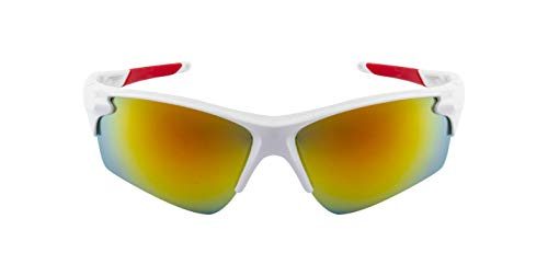 Image of clark n palmer UV Protected Sports Unisex - (CNP-SM-207 I Free Size |Red Mirror Lens)