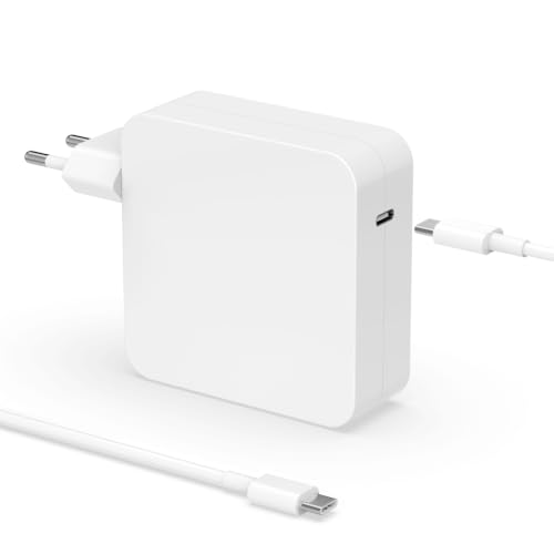 Cargador Rápido para MacBook, 96W USB C Mac Adaptadores de Alimentación Compatible con Mac Book Pro/Air 16 15 14 13 Pulgadas, M5 M4 M3 M2 M1 Mac Ordenador Alimentación, iPad Pro de 12,9/11 Pulgadas