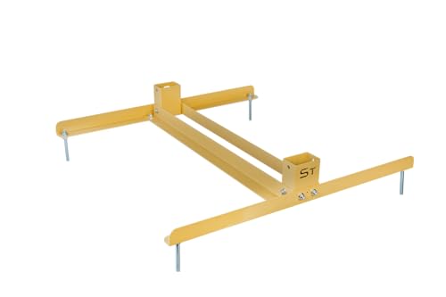 Schießbasis, Zielhalter, Zielständer, stabile Zielhalterung für Papierscheiben, robuster Metallständer für Schießsport, Verteidigungstraining, Schießstände & Airsoft, im Sand/Sand/Sand Design