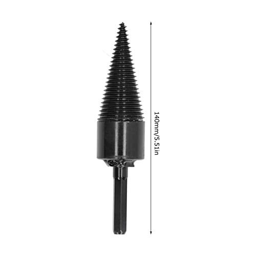 Broca para rachar madeira Rachador de toras de madeira Broca para rachar aço carbono Cabeça incisiva