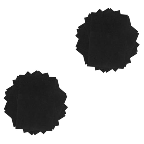 Carte à paillettes noires et éponge bricolage pour vos ateliers de décoration