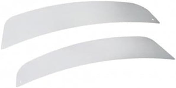 Technical Precision Replacement for Kenworth T600 Year 1987 Stainless Steel Above Headlight Fender Guards Pair