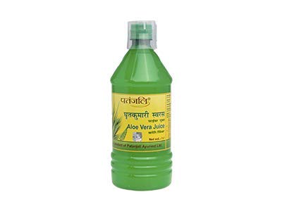 Image of Patanjali Aloevera Fibre Juice, 1L (Pack of 12)