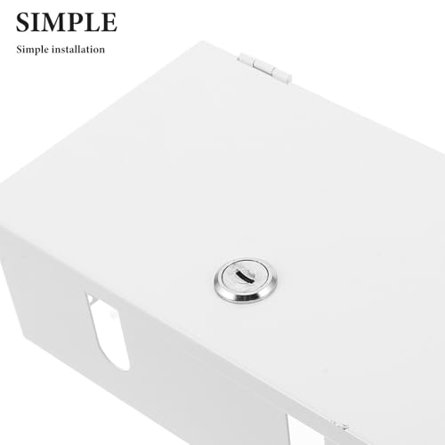 Boîte électrique étanche extérieure SHINEOFI coffret prise jardin à clé - 3