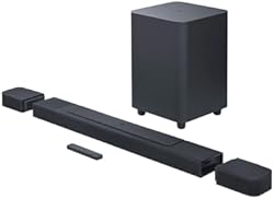 JBL Bar 1000: 7.1.4-Channel soundbar with Detachable Surround Speakers, MultiBeam™, Dolby Atmos®, and DTS:X®, 