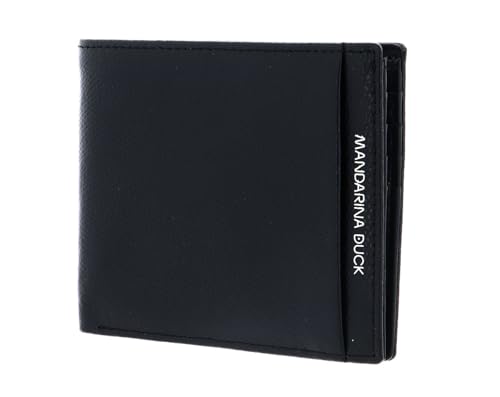 Mandarina Duck Times Credit Card Holder Black - Porte-cartes élégant noir