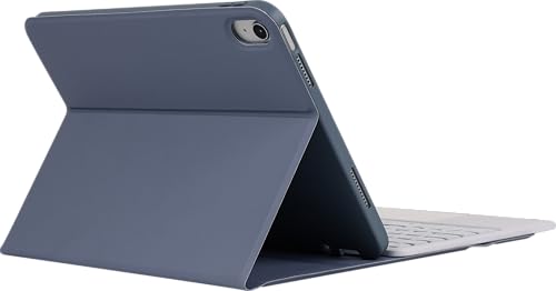 Image of RTSY Keyboard case for iPad A16 (11th) & 10th Gen with Multi Gesture Touchpad & 7-Color Backlit,Multi Viewing Angle,Pencil Slot,Magnetically Detachable Bluetooth Keyboard-Lavender