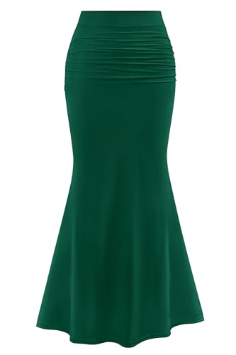 Emerald Green Maxi Skirt