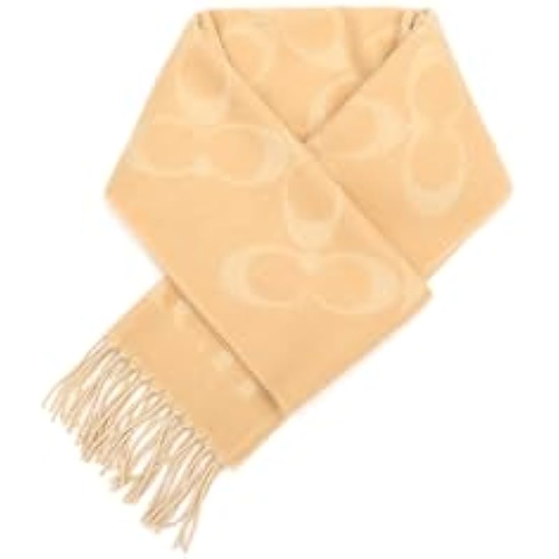 Coach womens Bias Signature C Muffler Camel One Size 상세이미지 2