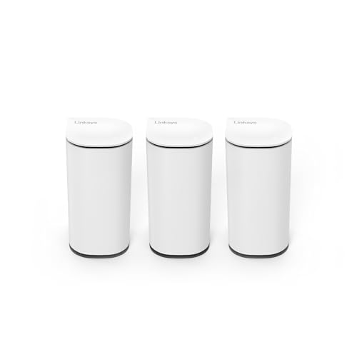 Linksys Velop Micro 7 Dual-Band BE5000 Wi-Fi 7 Mesh System | Speeds up to 5 Gbps | 6600 sq.ft. Coverage | 2.5 Gbps Ethernet Port | 3-Pack