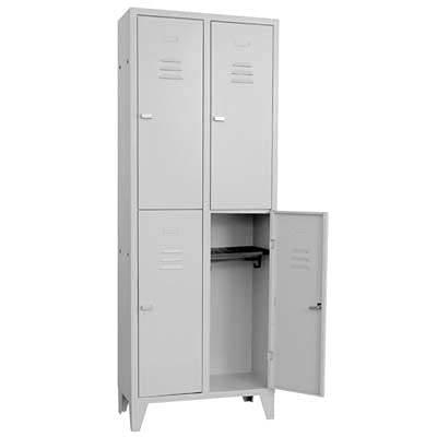 ARMADIO MULTISPOGLIATOIO MONTATO VERN GRIGIO POSTI 4