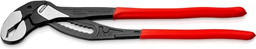 KNIPEX Alligator XL Rohr- und Wasserpumpenzange mit rutschhemmendem Kunststoff überzogen 400 mm, 88 01 400