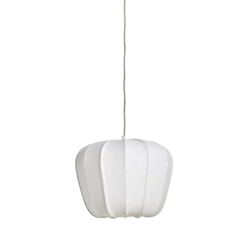 Suspension Zubedo en tissu blanc de qualité supérieure Light & Living 40 cm