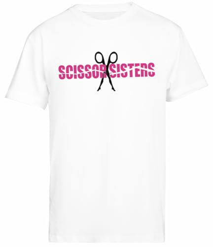 Photo de Générique Scissor Sisters T-Shirt Blanc À Manches Courtes pour Hommes