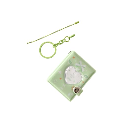 甘いパターンPVCカードホルダー耐久性学生フォトアルバムコレクターファンのためのコンパクトストレージブック