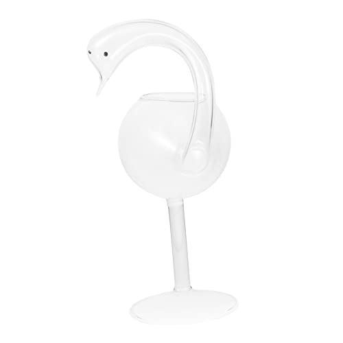 Unomor Versatile Swan Shaped Cocktail Glass 178ml for Bar Wedding Party Present