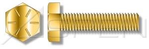 Select Grade 8, 7/16"-14 Hex Head Tap Bolt, Zinc Yellow Steel, 3 In L, 10 PK U04114.043 - Foto 2