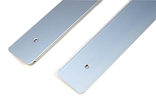 Profilé de finition R+L - Plinthe latérale - Plan de travail en aluminium - 38 mm