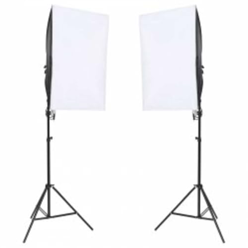 Kit de studio photo complet avec lampe flash et toile de fond verte 300x300 cm