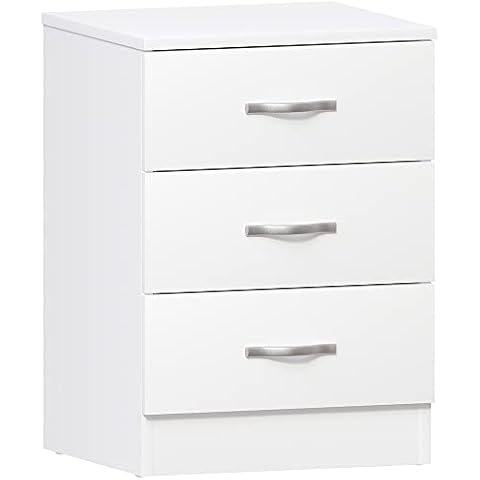 Vida Designs Large White Bedside Cabinet Cover