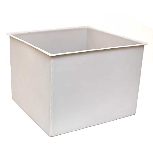 Marine Boat Livewell Tank | 18 Gallon 21 1/4 x 20 1/4 Inch Gray Poly