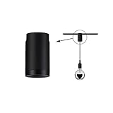 Paulmann 95553 URail Pendeladapter Universal 62mm 230V Schwarz matt