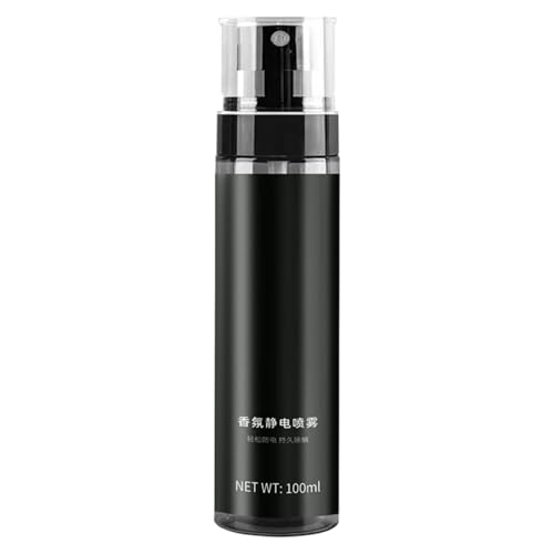 Spray protector estático – Spray refrescante antiestático de ropa de 100 ml | Spray refrescante antiestático de tela, spray antiestático portátil, solución de adherencia estática para ropa, telas,