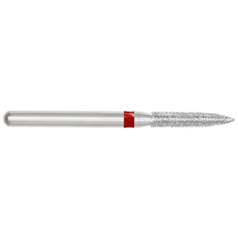 SS White 91342-5 Revelation FG 862-016F Flame Shaped Fine Grit Diamond Burs 5/Pk
