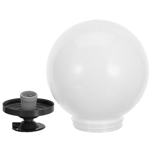 Diffuseur rond acrylique blanc pour lampadaire extérieur : finis les éblouissements