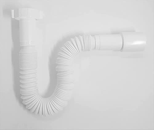 Waste Trap 1 1/4 to 32/40mm - Universal - Flexi Waste - Basin - Flexible Pipe Connector