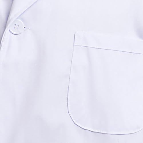 walgreen Lab Coat Hygiene Food Industry Uniform Solutions Lab/Doctors Coat/Warehouse/Hygiene Coat DIY Coat/Workwear Doctor Students School Coat, Laboratory Coat