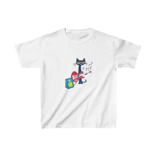 Cat Playing Guitar Tee Shirt, Graphic Shirt, Vintage Design Cotton Studio