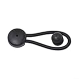 Bulevisiter Juego de cierres de cordón de choque para barco, compatible con fundas de lona de lona (negro)
