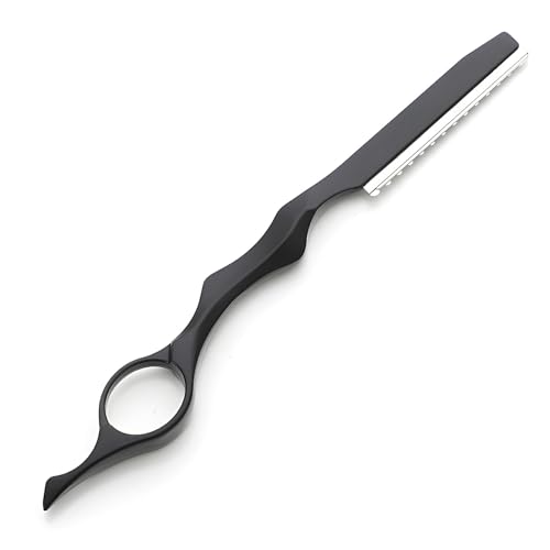 Haarstyling-Rasierer, Effilierkamm – professionelles Schneide- und Texturier-Rasierwerkzeug für Salon und Zuhause (schwarz)