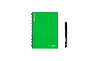 Lopes & Gerken InfiniteBook - Das Whiteboard-Notizbuch - A5-Größe, blanko Seiten, inkl. Stift Lopes & Gerken InfiniteBook - Das Whiteboard-Notizbuch - A5-Größe, blanko Seiten, inkl. Stift