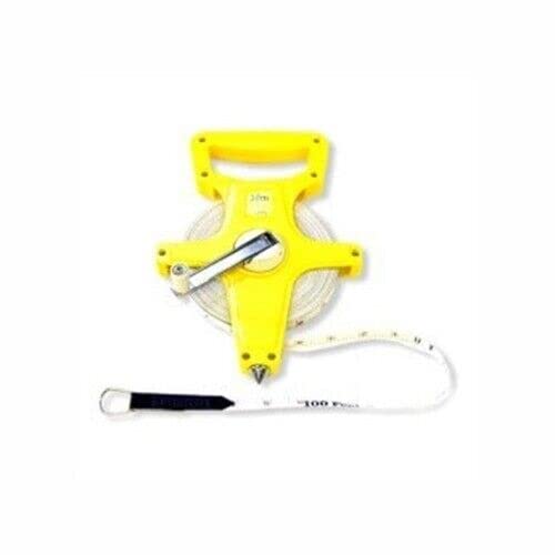for 300 Foot Open Crank Reel Face Surveying Sports Fiberglass Tape Measure Measuring