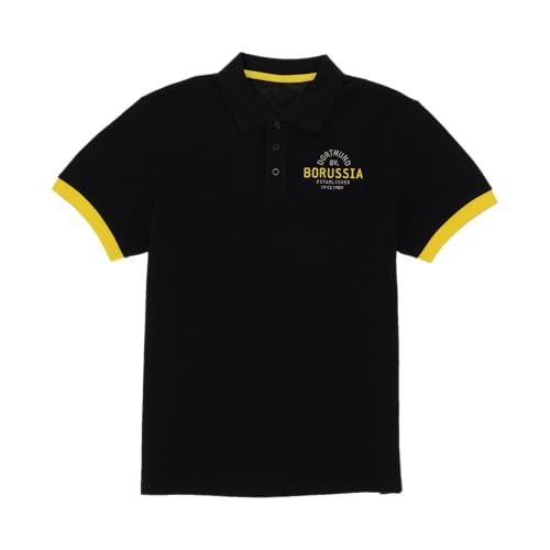 Borussia Dortmund BVB Poloshirt Schwarz Explorer Polo, Noir, M Hommes
