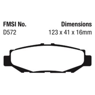 Image of EBC Brakes DP4848R Yellowstuff Street and Track Brake Pad