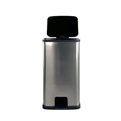 Caneca de basura para cocina 13.2 galones con pedal gris miniatura 7