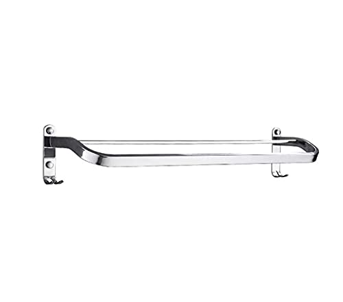 Porte-serviettes moderne à double barre en acier inoxydable - 2